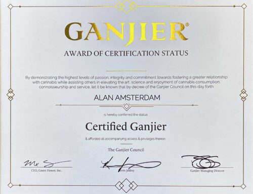 Alan Amsterdam Becomes DC’s First Certified Ganjier®